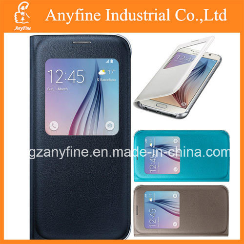 Mobile Phone Leather Case for Samsung Galaxy S6