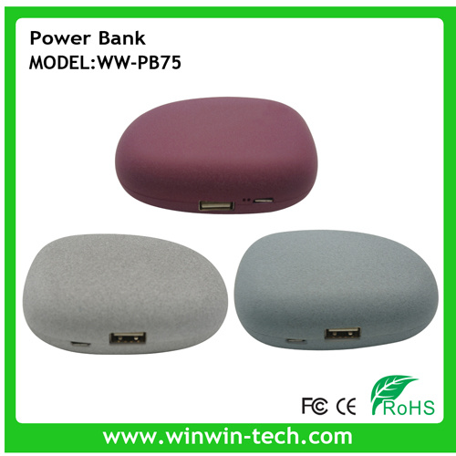 5200 mAh Cobblestone Shape Mobile Phone Charger