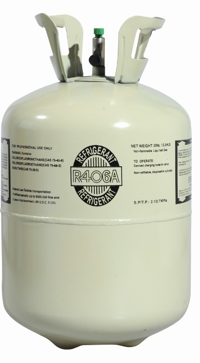 R406A Refrigerant Gas with High Purity 99.9% for Refrigerator