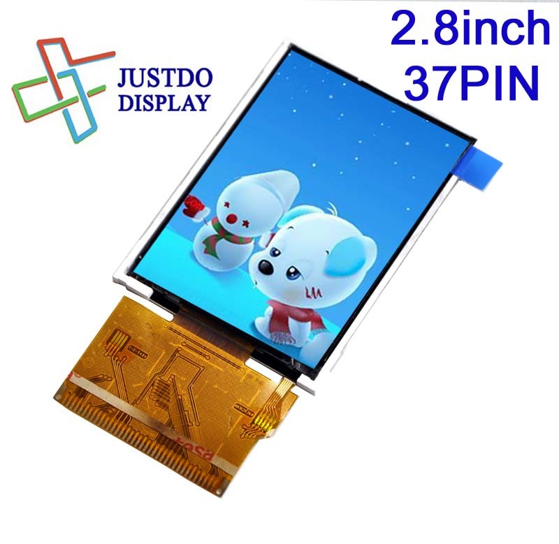 2.8 Inch LCD Display with a Capacitive Touch Screen Wide Viewing Angle and High Brightness