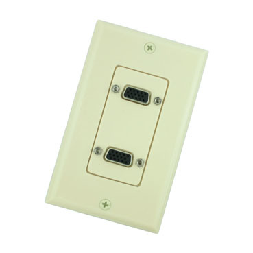 VGA Wall Plate, 2 Port (ZNWP-D012)