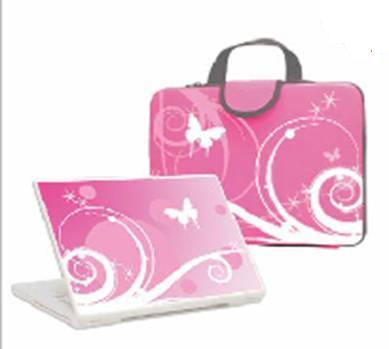 Laptop/Notebook Anti-Shock Sleeve Carrying Case and Skin Sticker (YQ001)