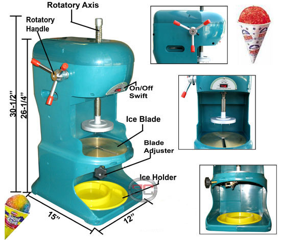 829# ABS Electric Ice Shaving Machine