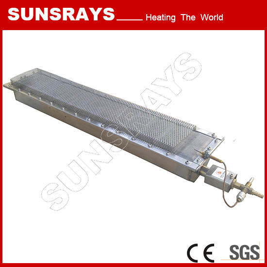 Infrared Gas Heater for Asphalt Crack Repair