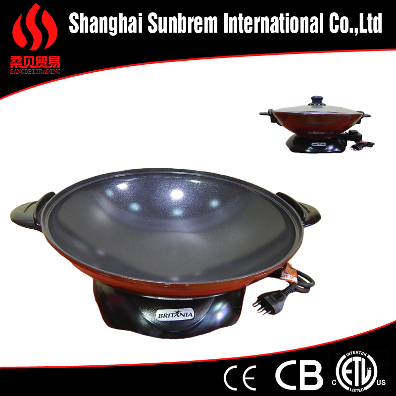 4.5L Aluminum Ceramic Coating Electrical Wok Kitchenware