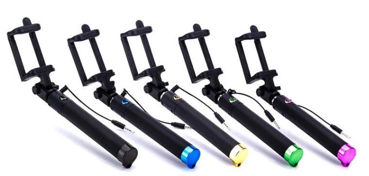 Hot Sell Selfie Stick Wired Selfie Stick Camera Holder