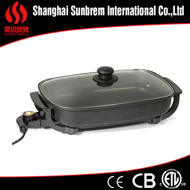 Aluminum Nonstick Coating Electric Skillet Fryingpan Kitchen Equipment