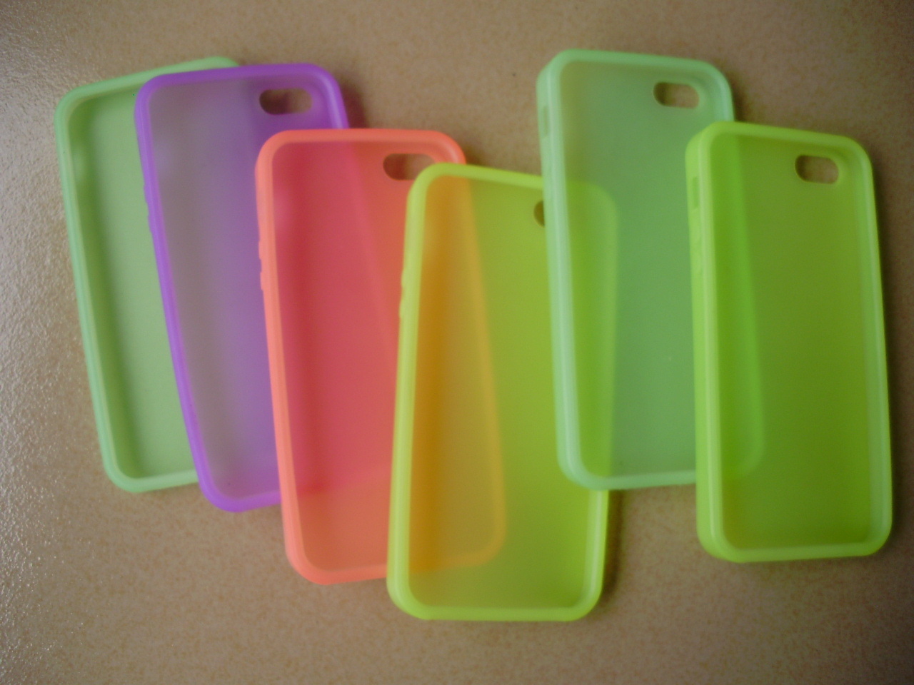 New Silicone Cove Rubber Soft Case Cover for iPhone 5 (ROCK008)