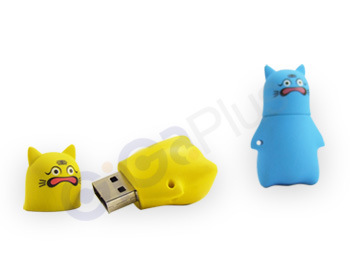 Rubber USB Flash Drive (RB-BTG)