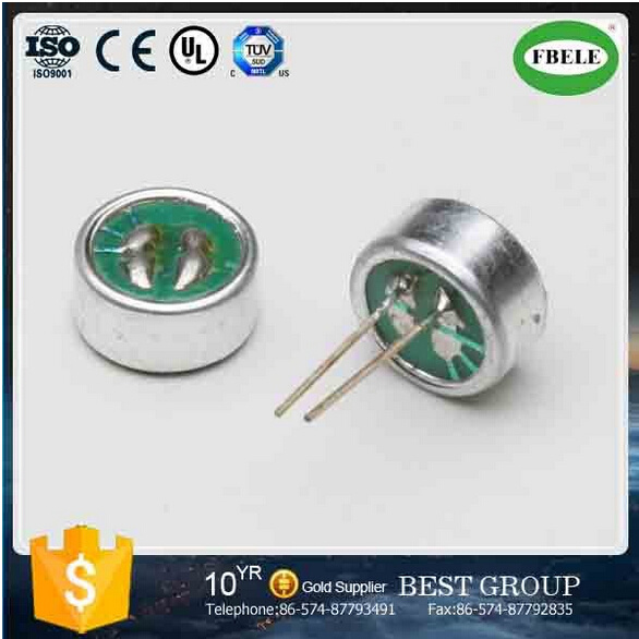 H2.7mm D6.0mm Back Electret Condenser Microphone