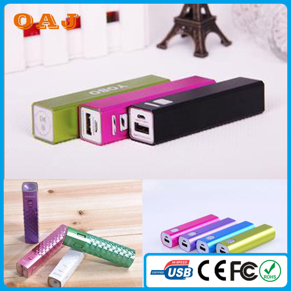 2600mAh Portable Power Bank Mobile Power for Gift OEM