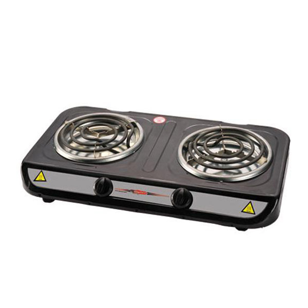 Double Burner Spiral Hot Plate