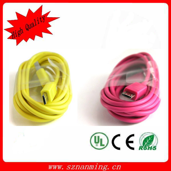 Factory Wholesale Colorful USB2.0 to Micro USB Cable