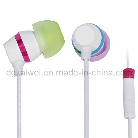 Metal Earphone with Microphone (KW-207)