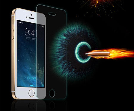 9h Tempered Glass Screen Protector for iPhone 5/5s/5c Factory Wholesale 0.2mm/0.3mm Super Anti-Scratch Oil Proof