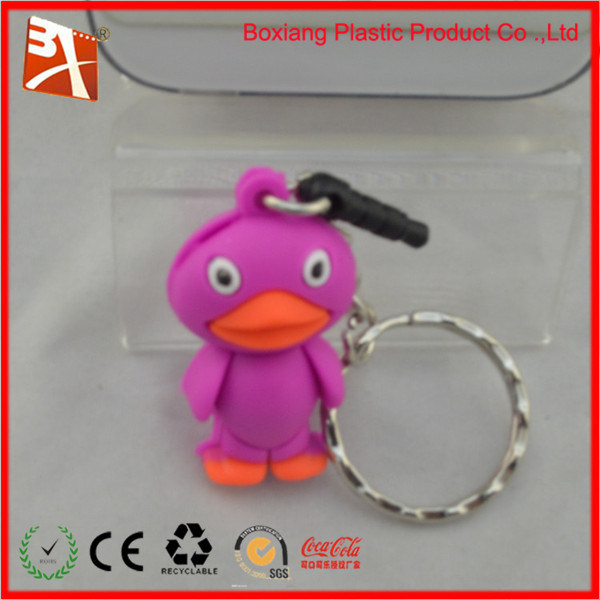 Eco-Friendly Lovely Duck Mobile Dust Plug