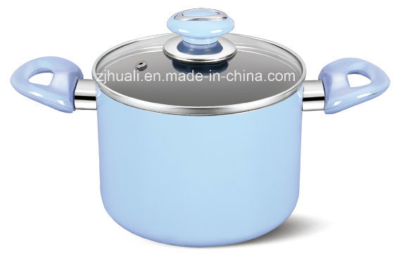 20cm Blue Aluminum Non-Stick Casserole