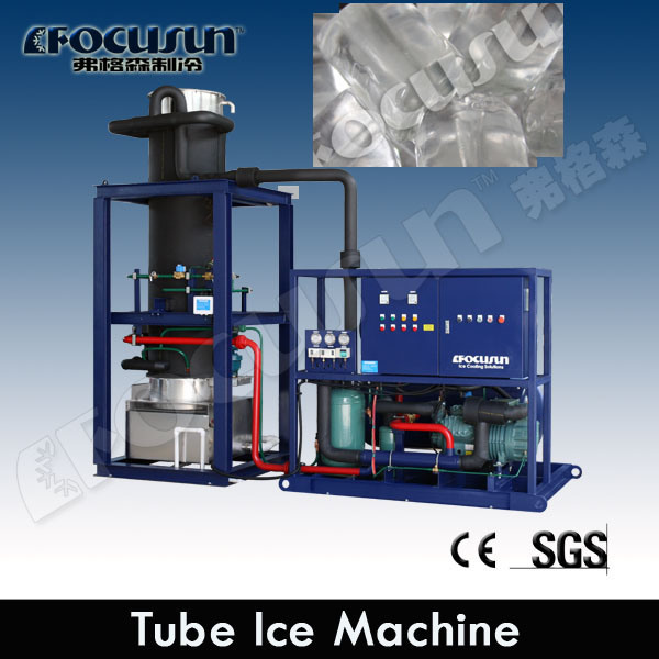 Focusun CE Approved Food Class 5tpd Tube Ice Making Machine