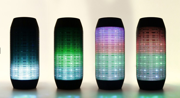 Sale Pulse Portable Mini Wireless Bluetooth Speaker Support 360 LED Lights Show TF Card U-Disk Outdoor Speaker