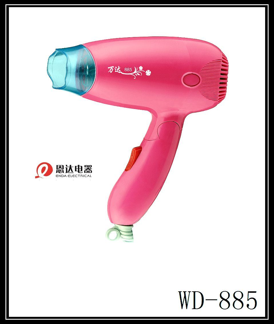 ABS Material Mini Travel Hair Dryer