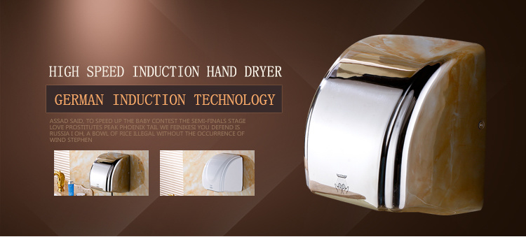 High Quality Automatic Jet Airlow Hand Dryer for Restaurant, Hotle, Station, Airport