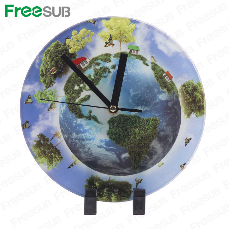 Round Shape Sublimation Glass Photo Frame (BL-27)