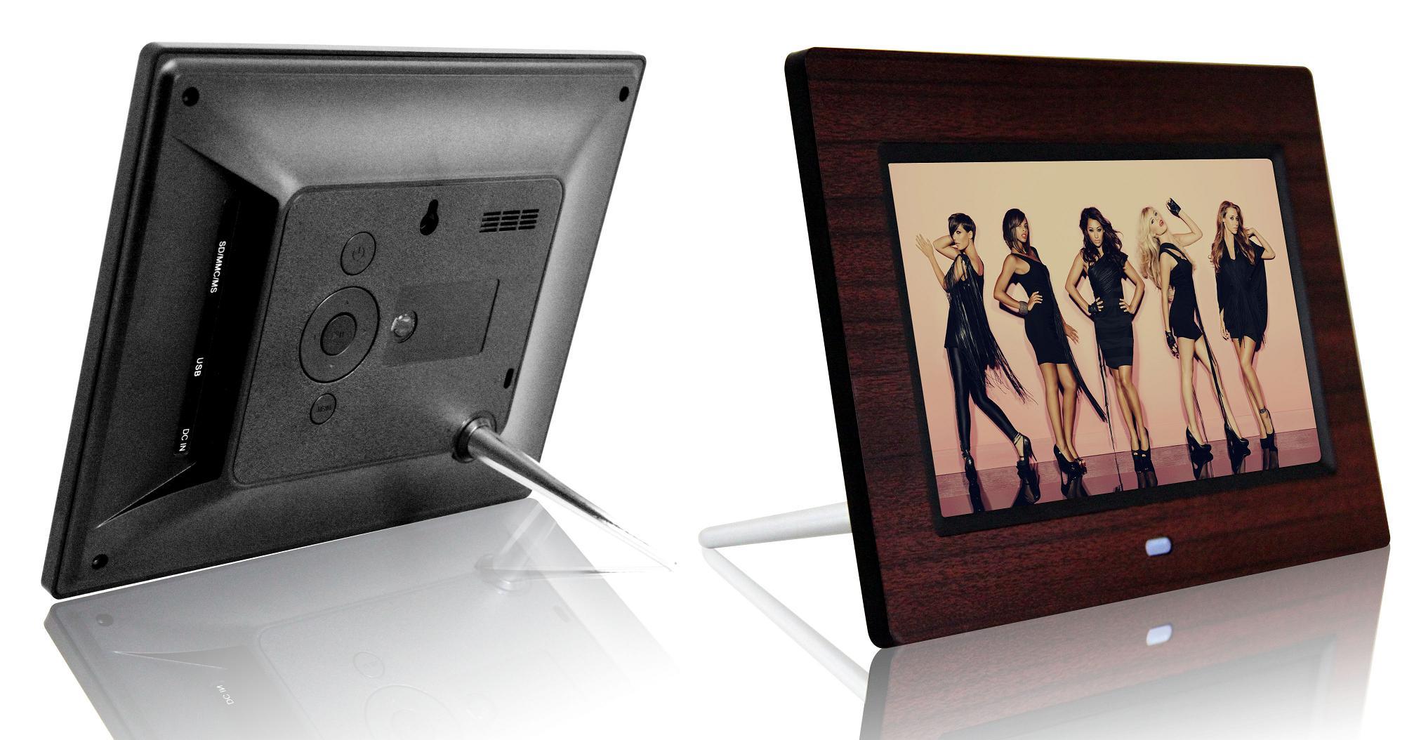 7 Inch Full Function Wooden Digital Photo Frame