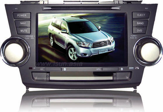 8 Inch Toyota Highlander Car DVD Player with GPS (TS8626)