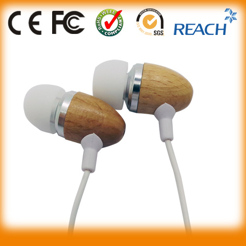 Bamboo Wood Earphone Super Bass Headphones