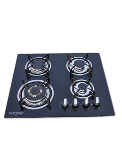 Sabaf Built -in 4 Burner Glass Gas Stove