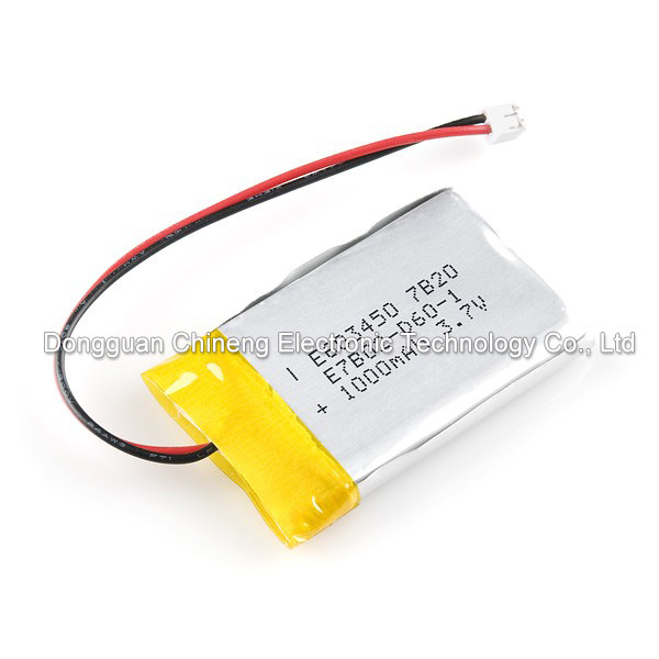 3.7V 1000mAh Lithium Polymer Battery for GPS