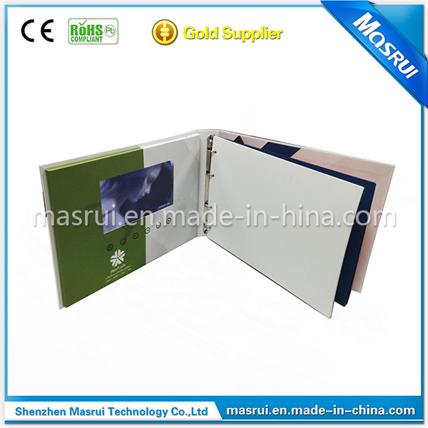 Hardcover Video Greeting Cards for Business Invitation, Advertising Player