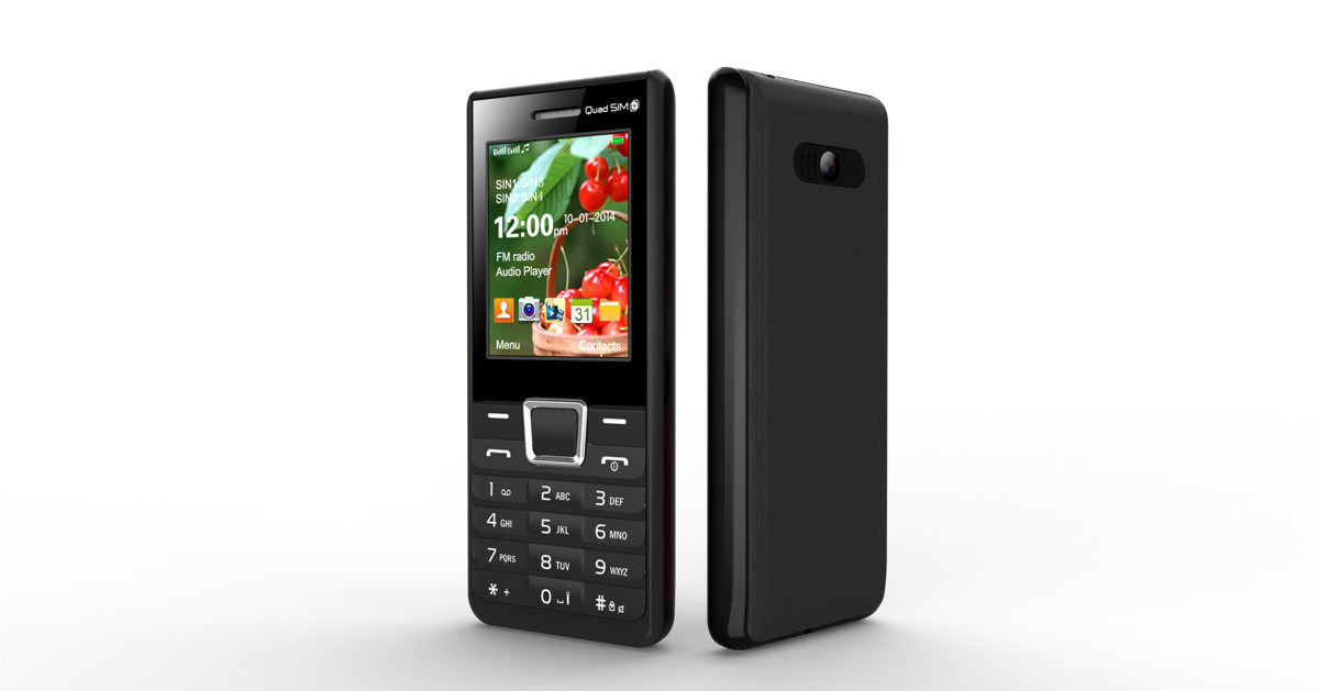 Quad SIM Quad Standby Cell Phone A395