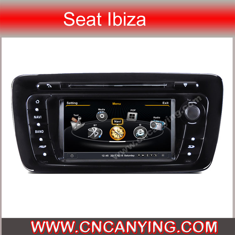 Special Car DVD Player for Seat Ibiza with GPS, Bluetooth. with A8 Chipset Dual Core 1080P V-20 Disc WiFi 3G Internet (CY-C246)