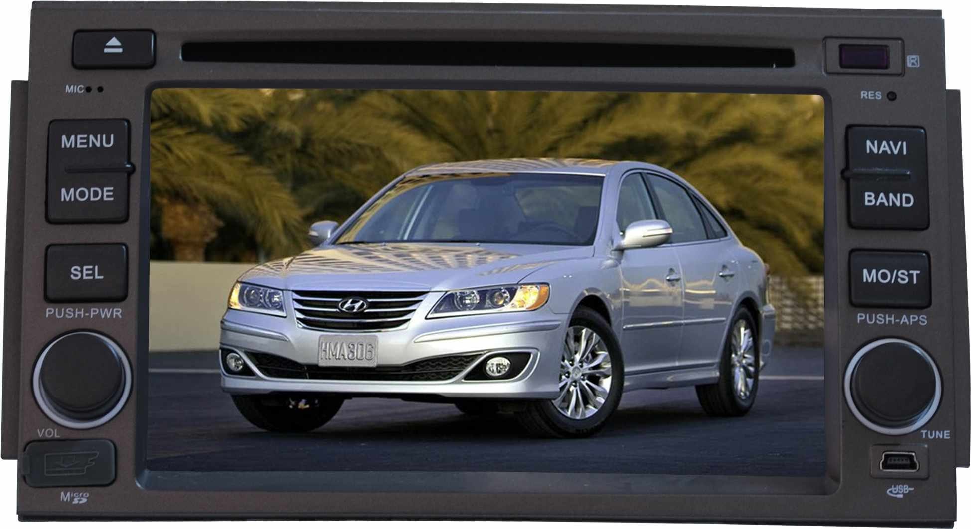 Car DVD Player with GPS Navigation System for Hyundai Azera