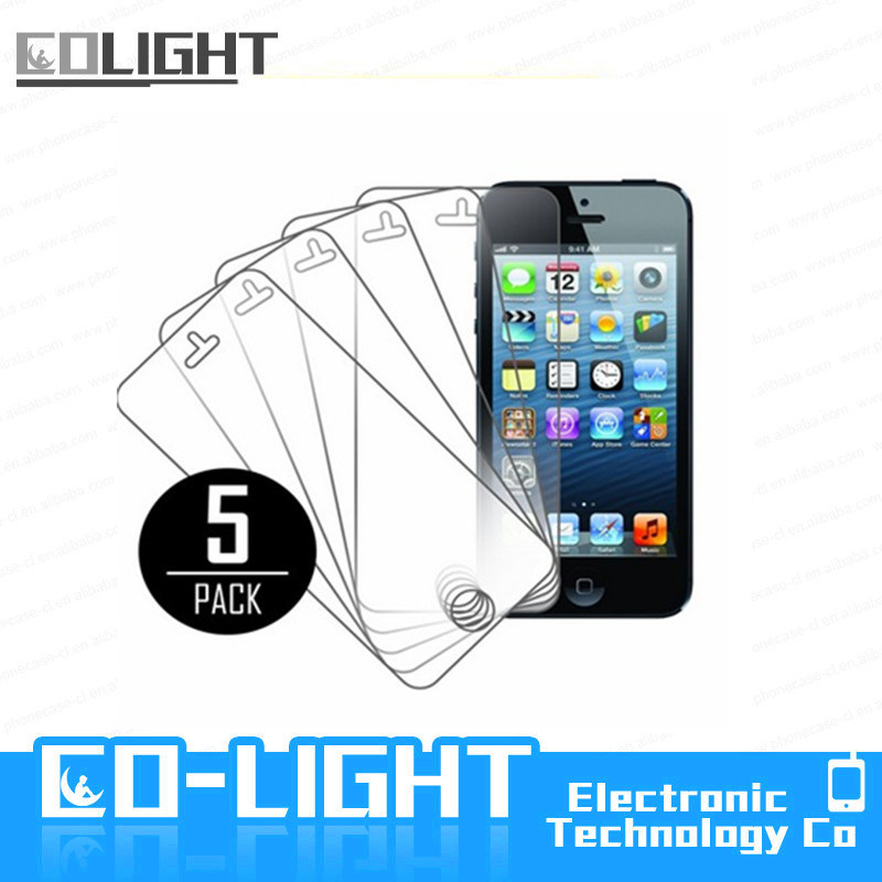 Explosion-Proof Anti-Scratch High Clear Tempered Glass Screen Protector for iPhone5