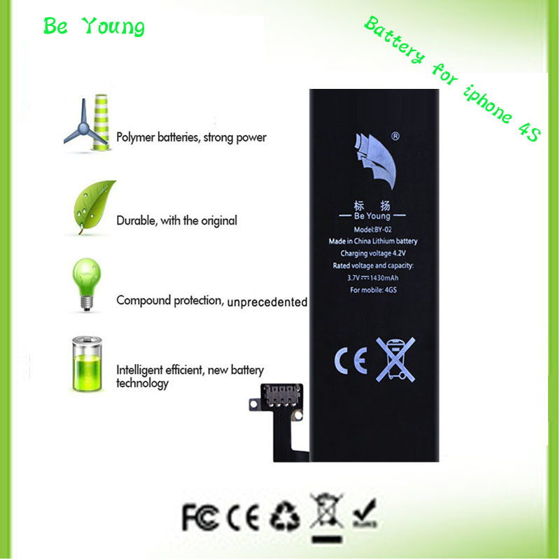 for iPhone 4S Mobile Battery Replacement 3.7V Li-ion Rechargeable Battery