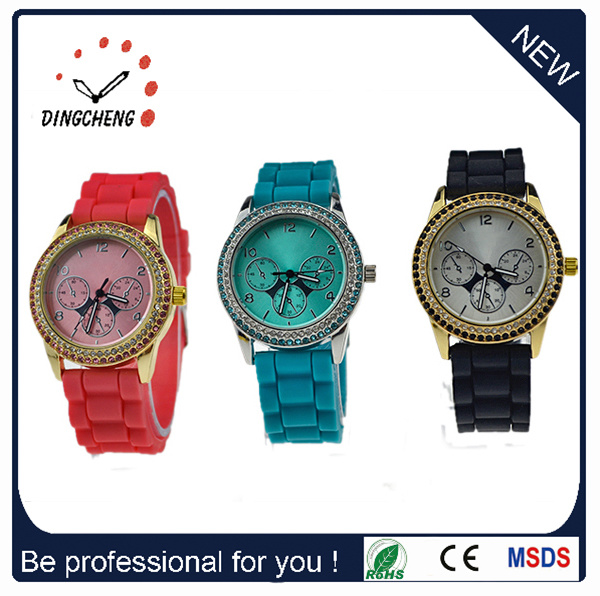 Jelly Watches Relojes, Custom Silicone Watch, Ladies Fancy Watches (DC-350)