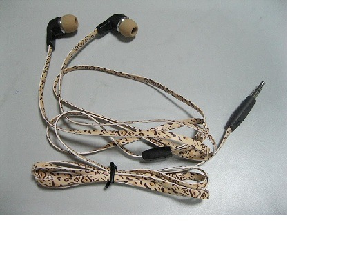 Earphone (leopard print)