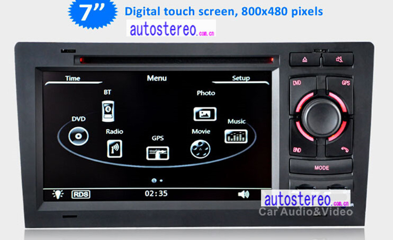 Car GPS Navigation for Audi A8 Car DVD Car Stereo