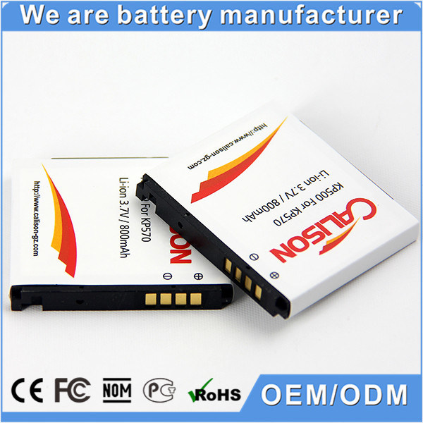 800mAh Kp500 Mobile Phone Battery for LG