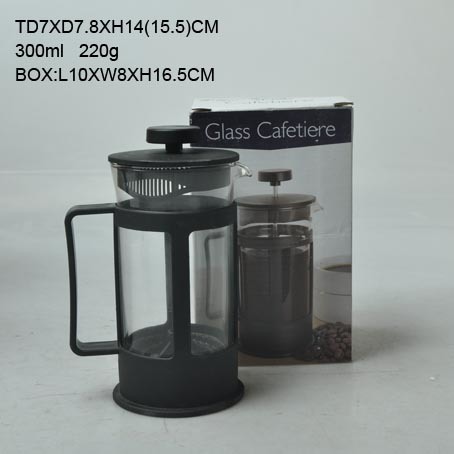 300ml Glass Coffee Maker Cafetiere