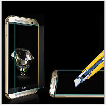 Professional Mobile Phone Screen Protective Film for HTC M8 Screen Tempered Glass Film