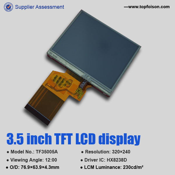 Fast Response Time 3.5-Inch LCD Display 320*240 Qvga RGB Bit 8080 Hx8238d for Industry Equipment