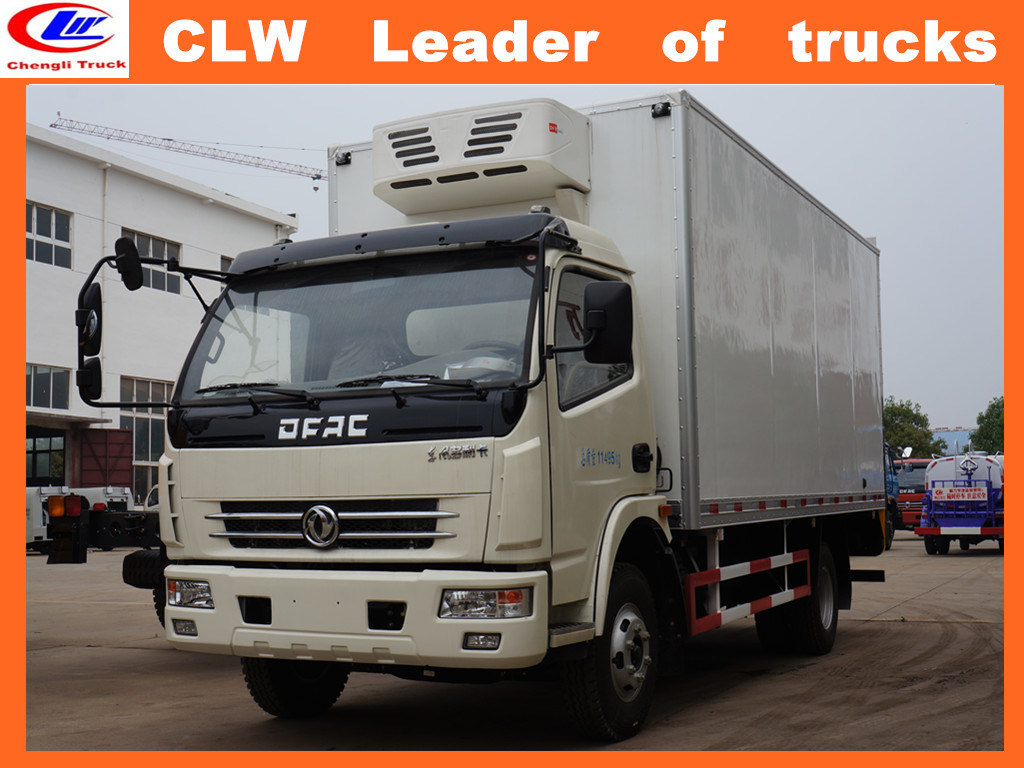 Dongfeng 6 Wheeler Refrigerator Van Truck