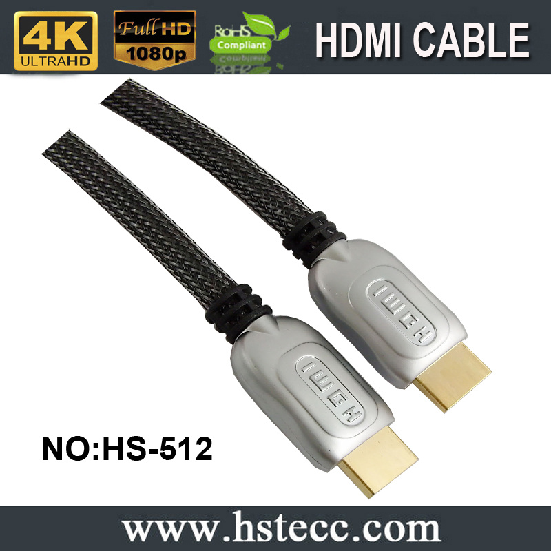 High Definition Metal HDMI Cable with Gold Plated Connector