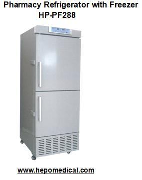 2~8degree, -10~-26degree Pharmacy Refrigerator with Freezer