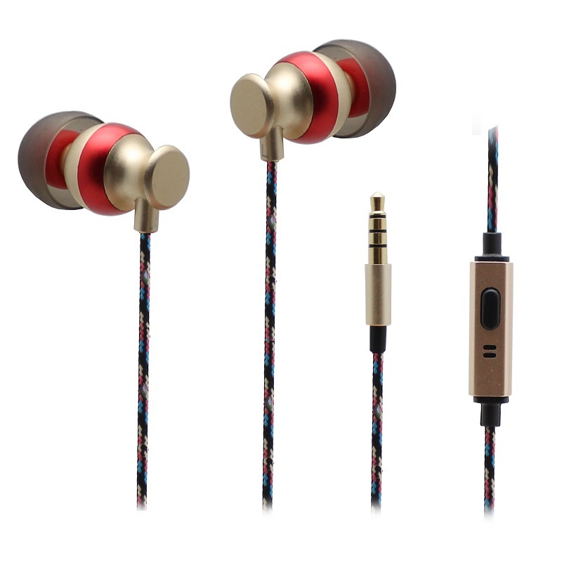 Promotional HiFi Metal Earphones Stereo Earphone for Mobile Phone