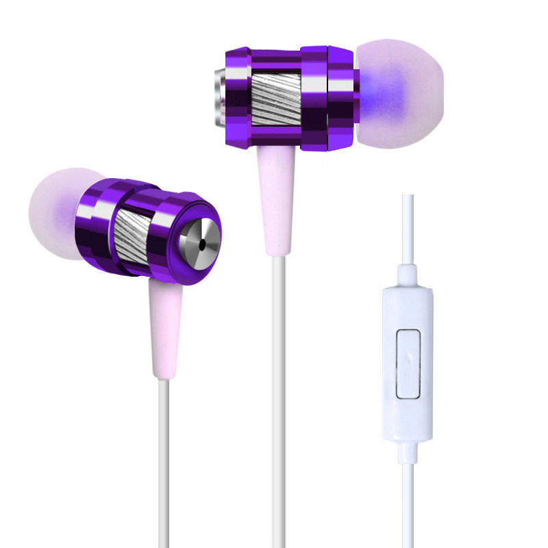 Hot Sale Custom Color Fashion Metal Stereo Earphone