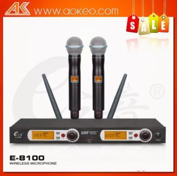 Hot Sell UHF Wireless Microphone (E-8100)